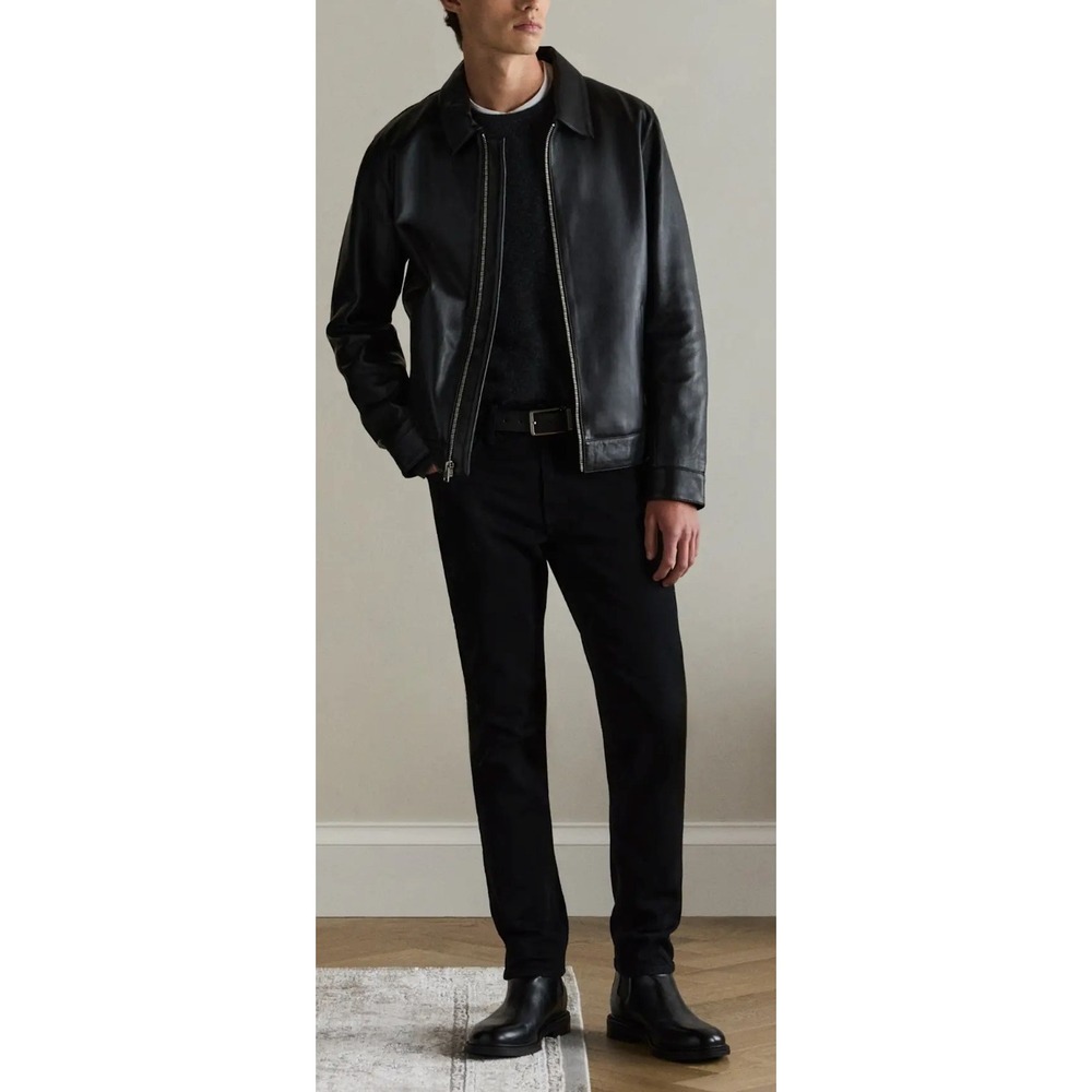 NWT Quince Warren Stretch Slim Jeans Black‎ Organic Cotton 31x32